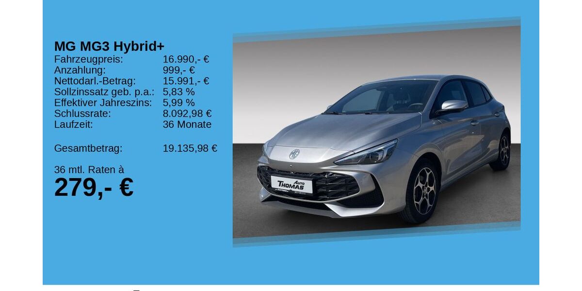 MG 3 16.250 km 16.990 &euro; Bonn 53227